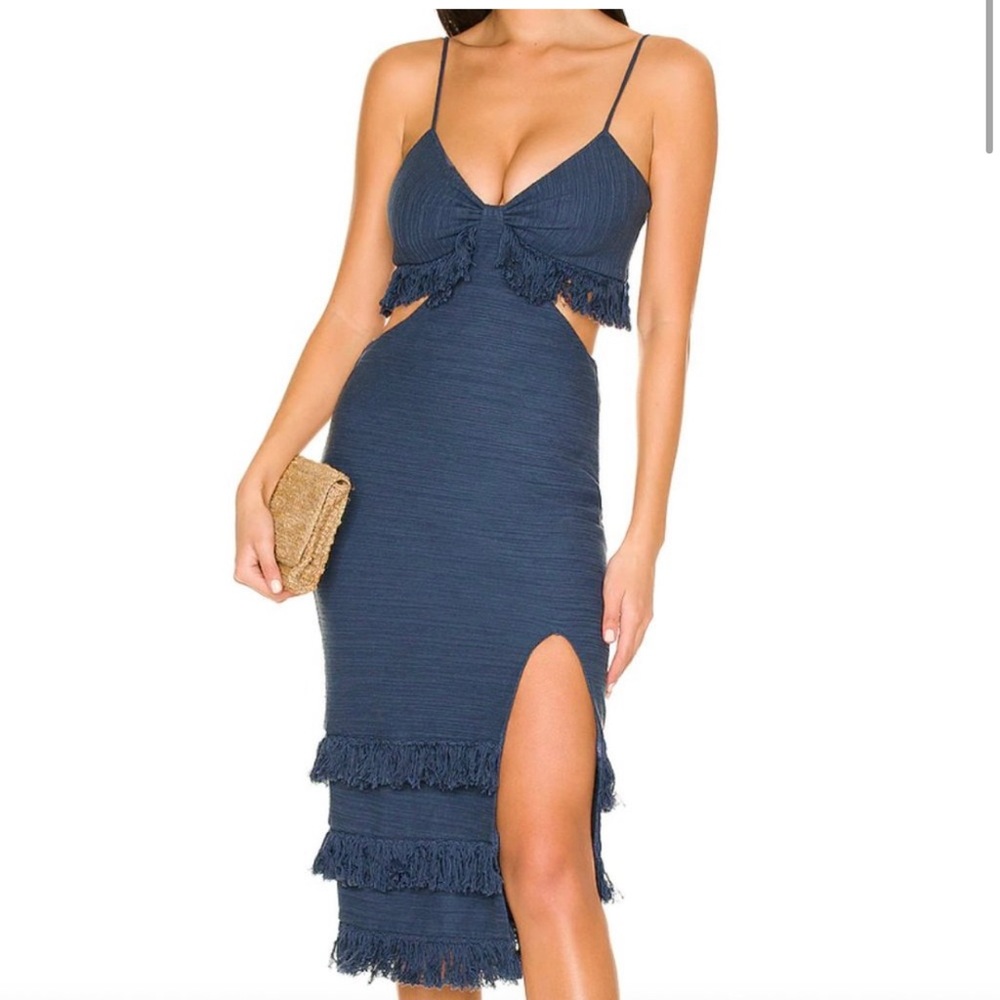 Saylor Sachi dress faded indigo